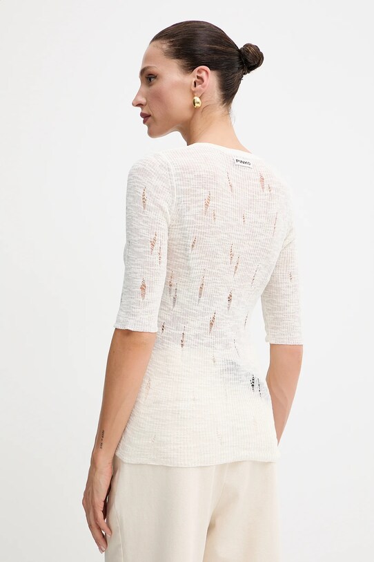 Pinko t-shirt beżowy 105142.A2LP