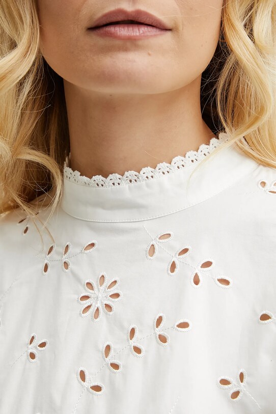 Weekend Max Mara bluza bawełniana 2515941031600 biały