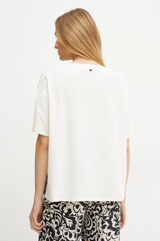Îmbrăcăminte Weekend Max Mara tricou din amestec de mătase 2515941082600 bej