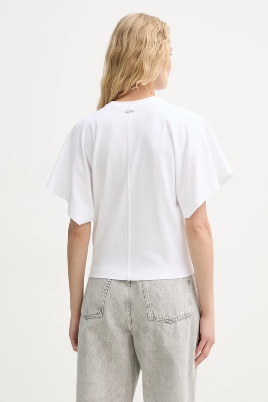 Îmbrăcăminte AllSaints tricou din bumbac ARTIA W077JB alb