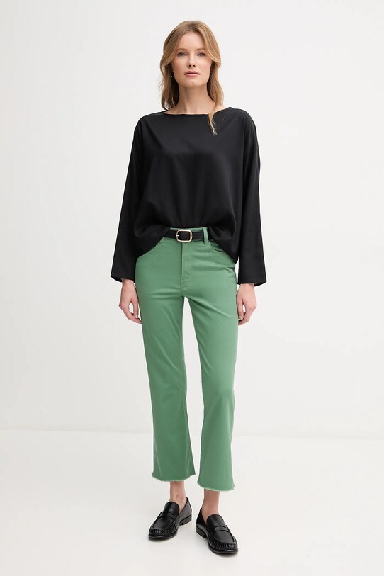 United Colors of Benetton bluză 52M9DQ0B7 negru SS25