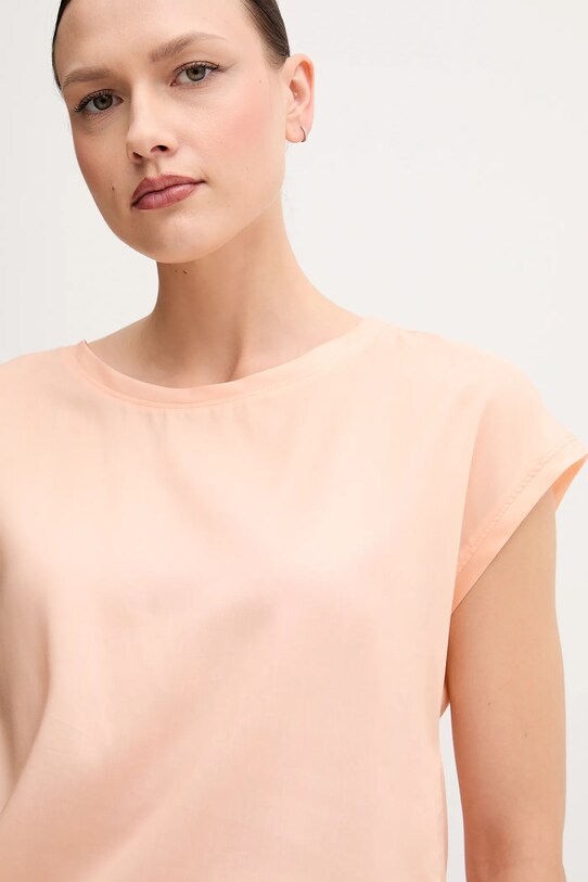 Μπλουζάκι United Colors of Benetton πορτοκαλί 52M9DQ0BI