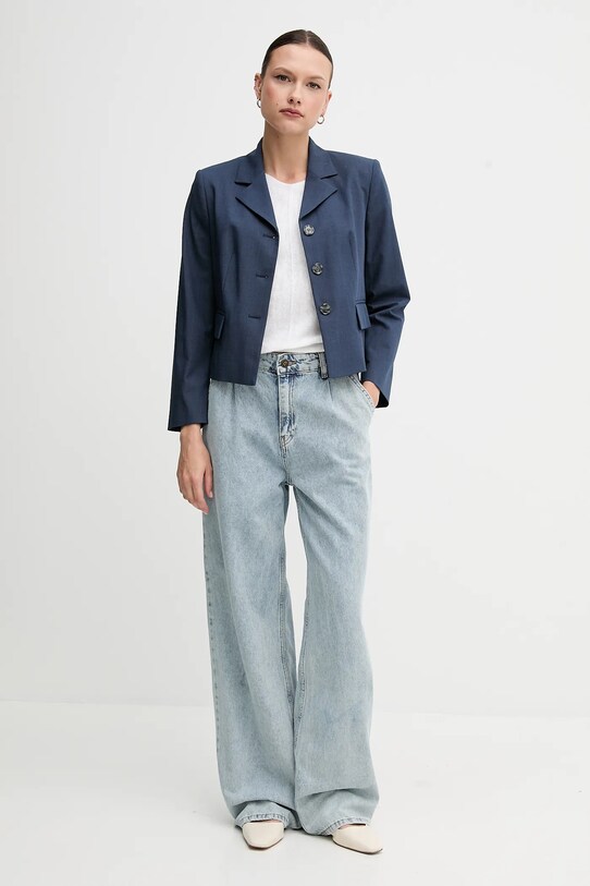 United Colors of Benetton maglione con aggiunta di lino 125GD402P bianco SS25