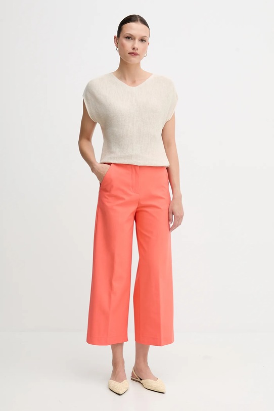 Sveter s prímesou ľanu United Colors of Benetton 125GD402P béžová SS25