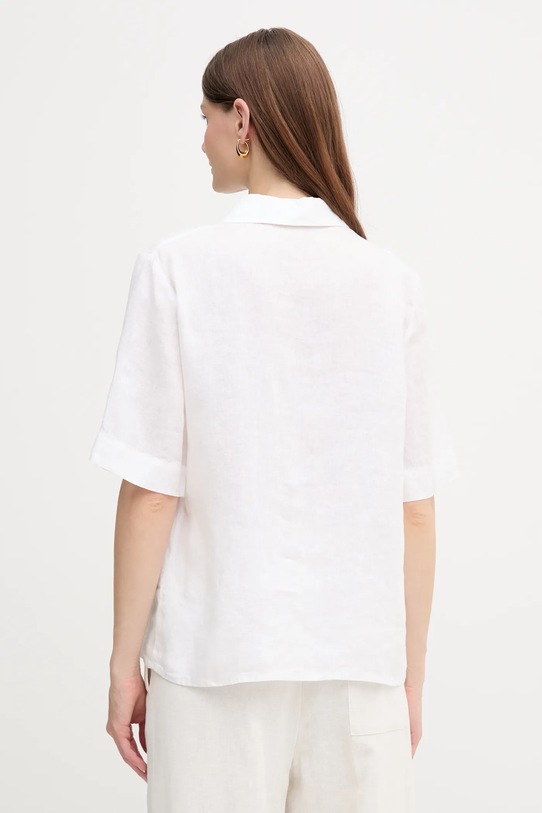 Одяг Льняна блузка United Colors of Benetton 5BMLDQ0B6 білий
