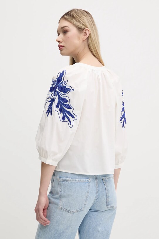 Abbigliamento Desigual camicia in cotone CRATOS 25SWBW03 bianco
