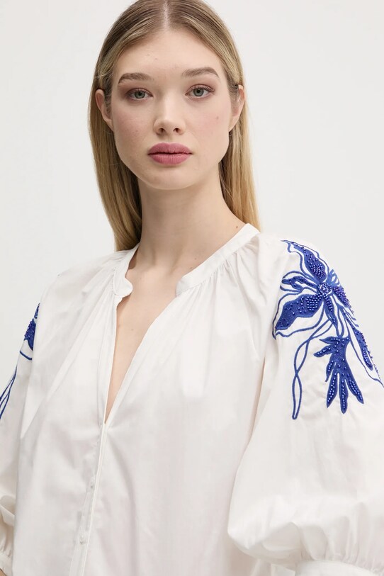 Desigual camicia in cotone CRATOS bianco 25SWBW03