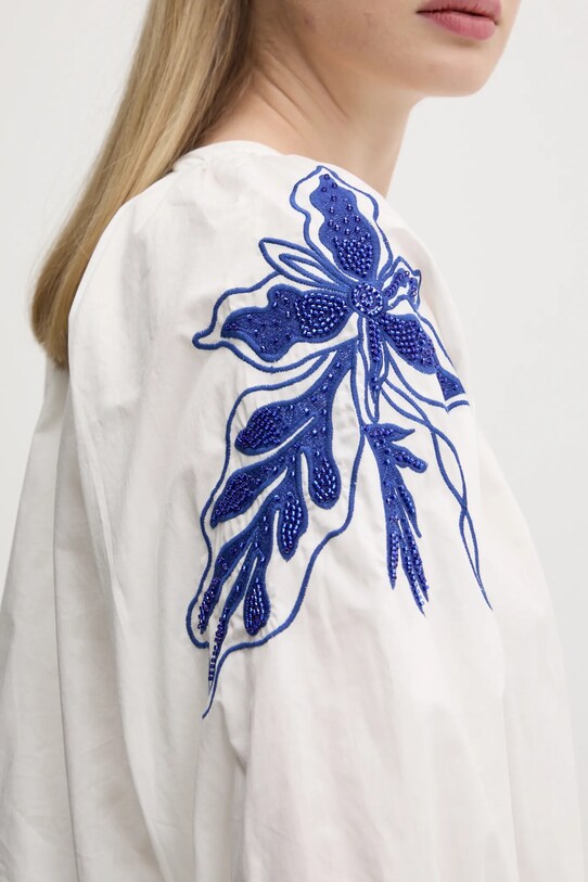 Desigual camicia in cotone CRATOS 25SWBW03 bianco