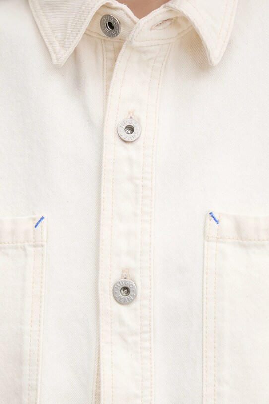 Hugo Blue koszula jeansowa 50537471 beżowy