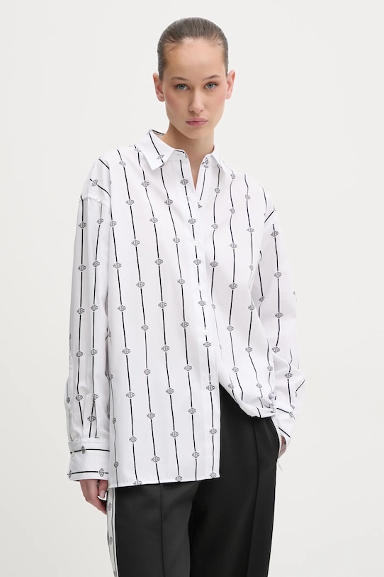 HUGO camicia in cotone lunga bianco 50538451