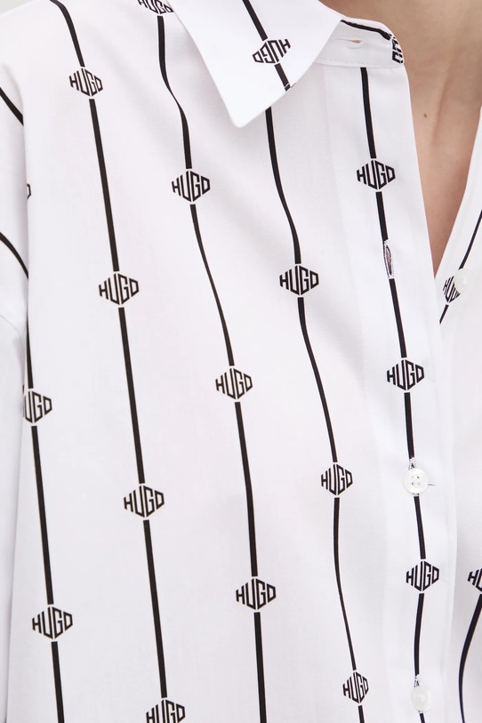 HUGO camicia in cotone 50538451 bianco