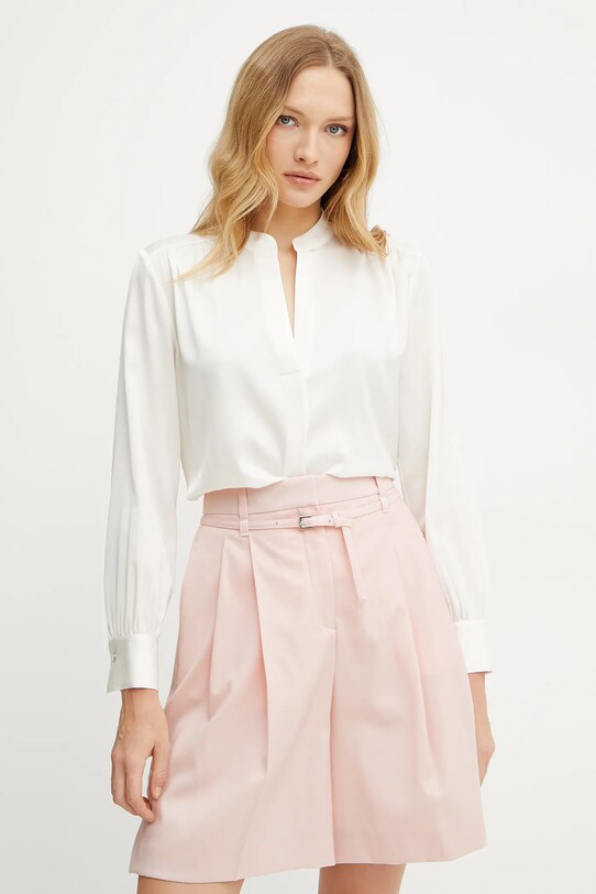 Svilena košulja BOSS casual bež 50540034
