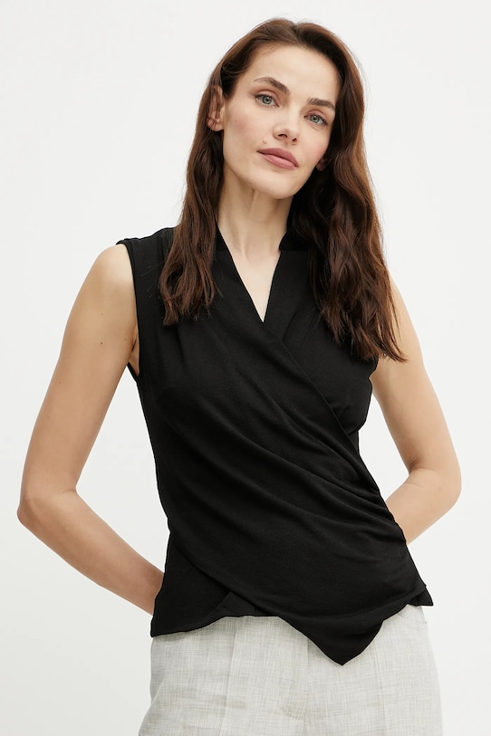BOSS top ujjatlan fekete 50537768
