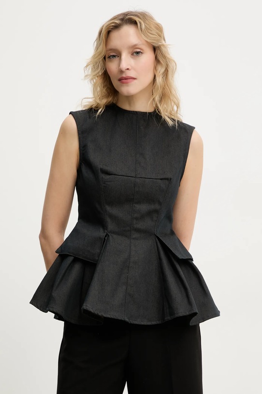 Джинсова блузка Remain casual чорний 502582884