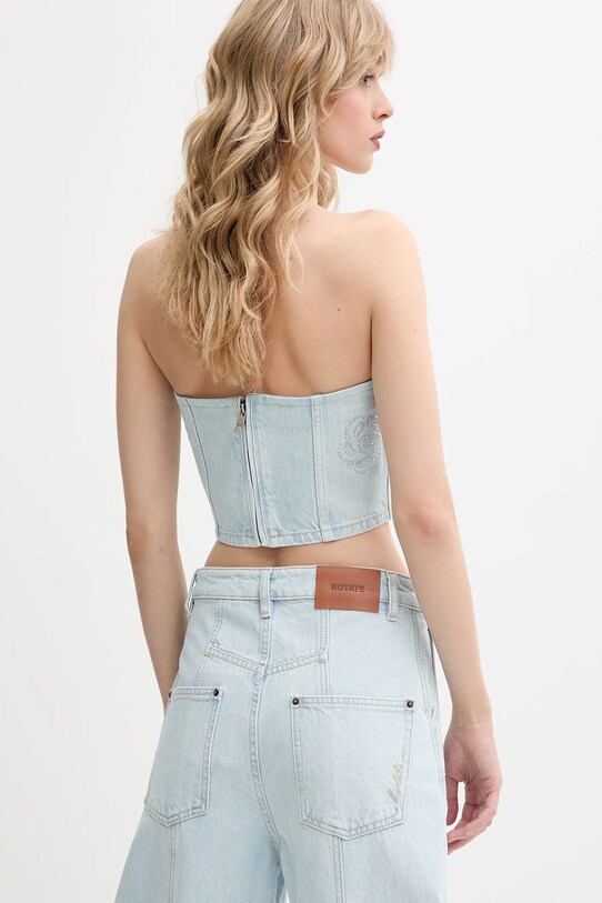 Odzież Rotate top jeansowy 1140621468 niebieski