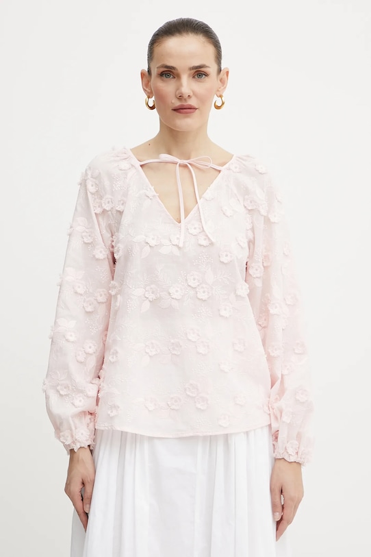 Guess bluzka PELARI casual różowy W5GH0Y.WHAJ0