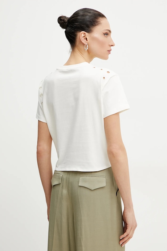 Îmbrăcăminte Guess tricou din bumbac EYELET W5GI18.I3Z14 bej
