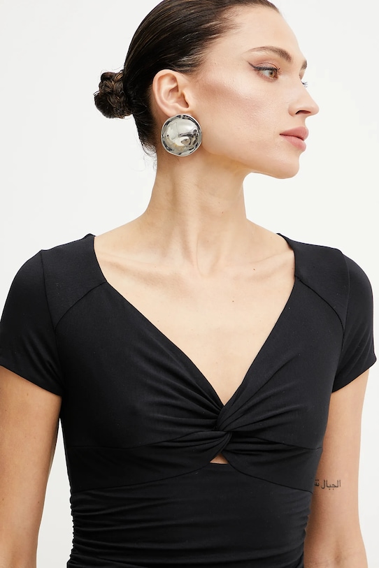 Tričko Guess CHARLOTTE čierna W5GP15.KACM2