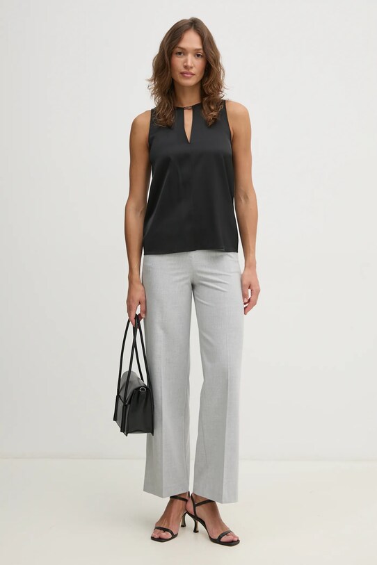 Блузка Calvin Klein K20K208190 чорний SS25