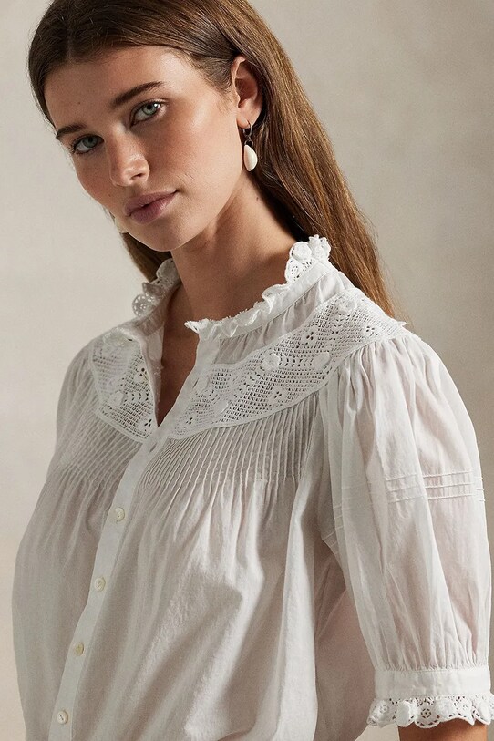 Polo Ralph Lauren cotton blouse white 211965852