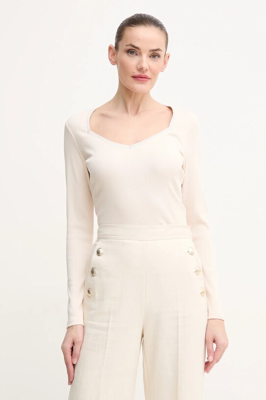 Morgan longsleeve TRESOR beżowy TRESOR