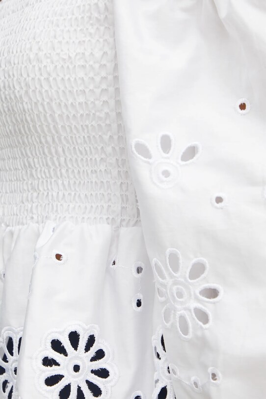 Fracomina bluzka bawełniana FJ25ST1001W400E5 biały