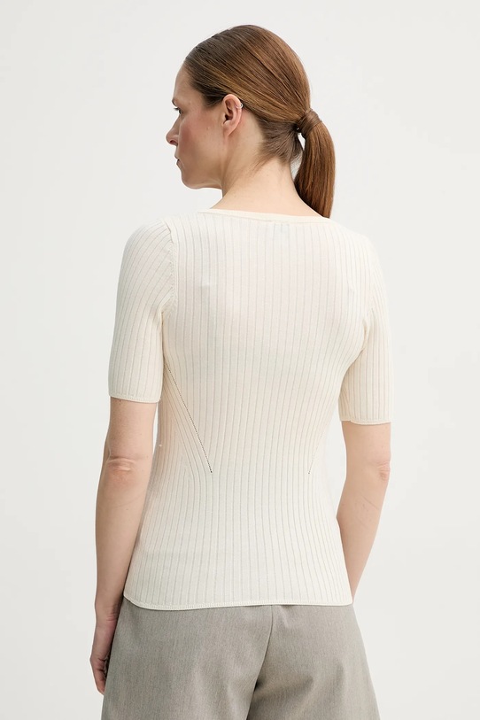 Oblečenie Blúzka s prímesou hodvábu Herskind Mie 5535106 béžová