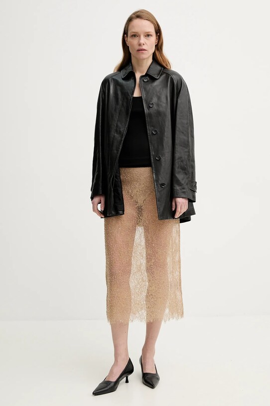 Хлопковый топ Herskind Sandra 5581152 чёрный SS25