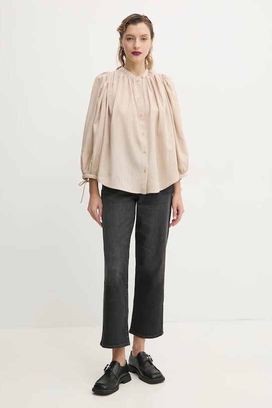 Sessun koszula 25210005 beżowy SS25