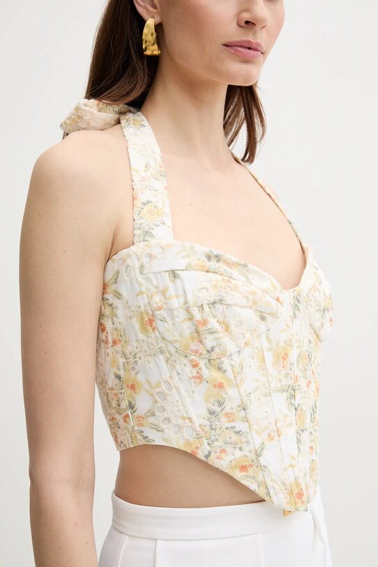 Bardot top POLLIE alb 59831TB