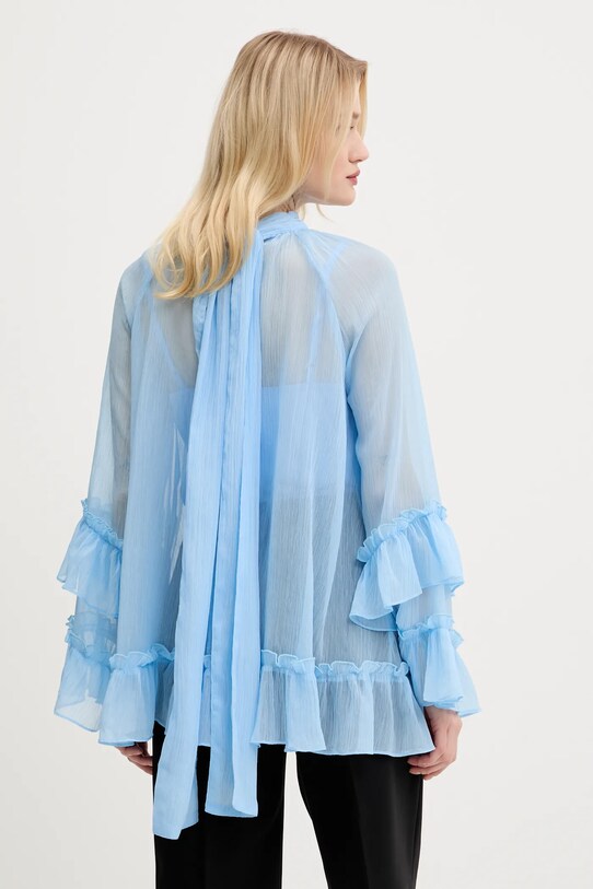 Abbigliamento Never Fully Dressed camicetta NFDTO1672 blu