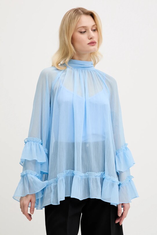 Never Fully Dressed camicetta blu NFDTO1672