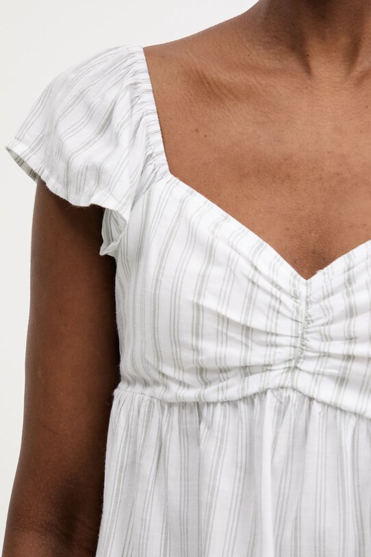 Hollister Co. bluză KI340.5050.104 alb