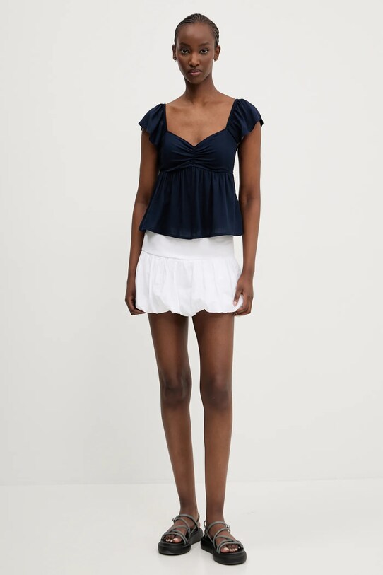 Hollister Co. bluzka KI340.5050.200 granatowy SS25