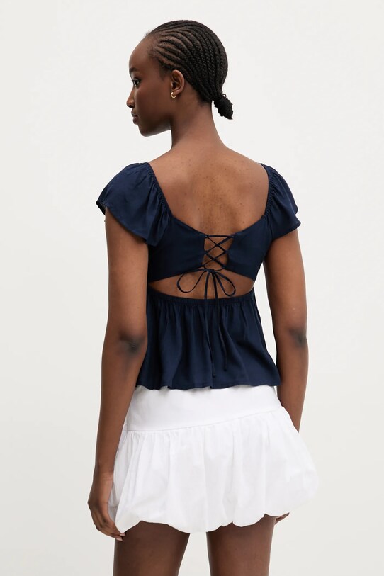 Odzież Hollister Co. bluzka KI340.5050.200 granatowy