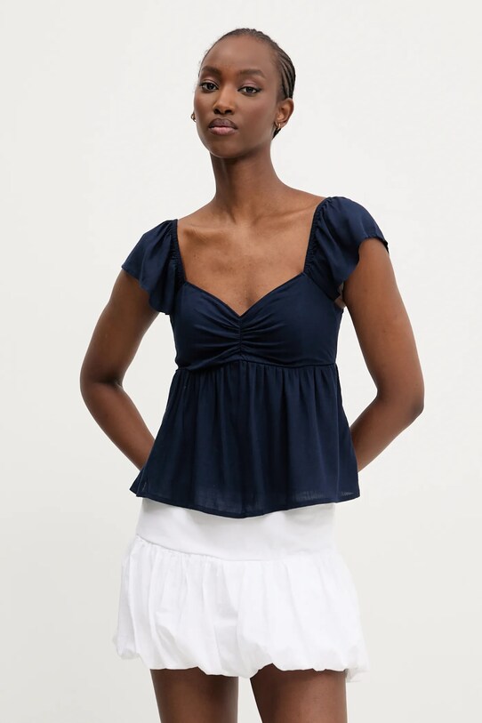 Hollister Co. bluzka granatowy KI340.5050.200