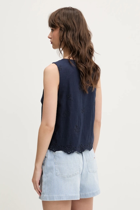 Îmbrăcăminte Hollister Co. vestă de in KI340.5068.200 bleumarin