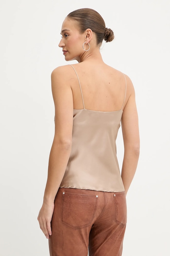 Ρούχα Μεταξωτή μπλούζα Marciano by Guess DENISE 4YGH09.7117A καφέ