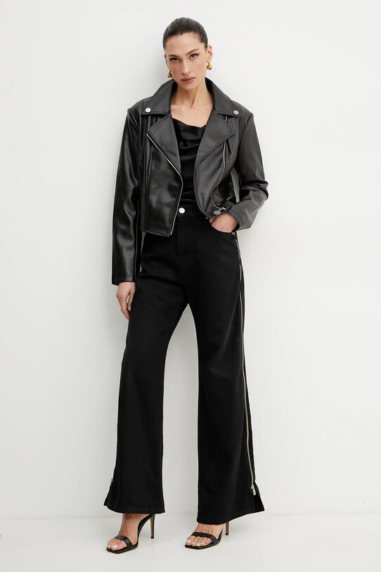 Marciano by Guess bluzka jedwabna DENISE 4YGH09.7117A czarny SS25