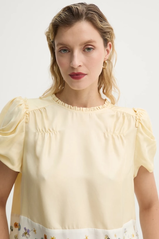 MUNTHE bluza de matase FAHSAI bej 251100925118