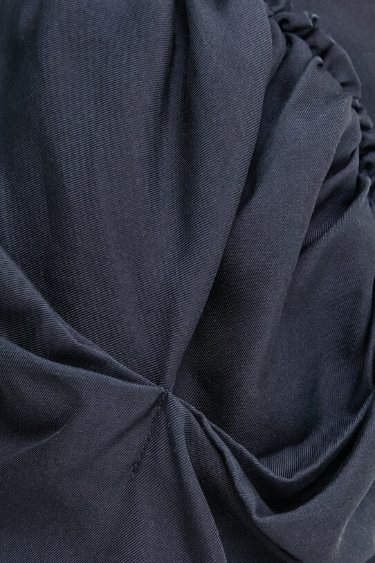 MUNTHE bluza de matase FAHSAI 251100925118 bleumarin