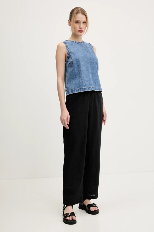 Džínová blůza Abercrombie & Fitch KI140.5011.202 modrá SS25