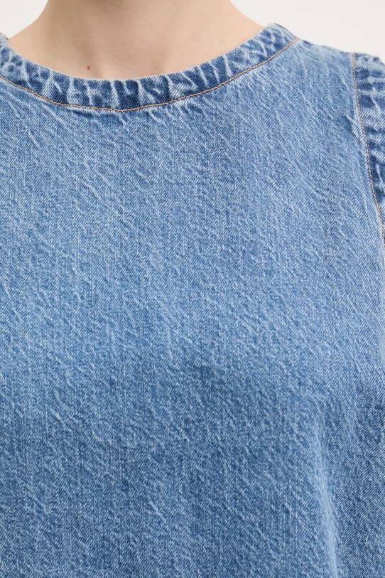 Abercrombie & Fitch bluza subtire de blugi KI140.5011.202 albastru