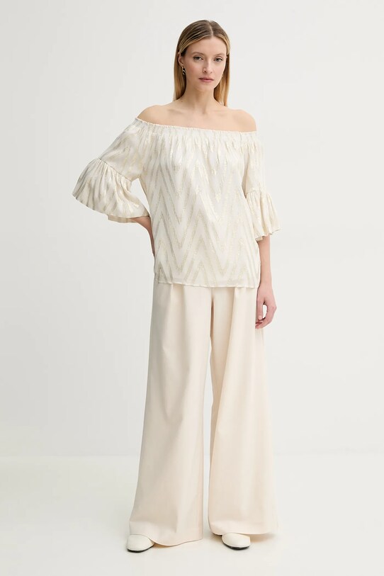 Bruuns Bazaar bluza BBW4425 bej SS25