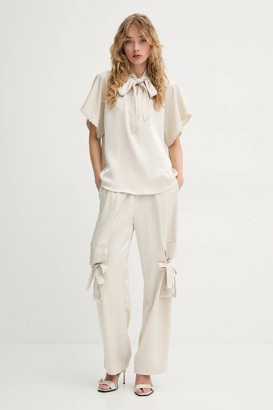 Bruuns Bazaar bluzka BBW4439 beżowy SS25