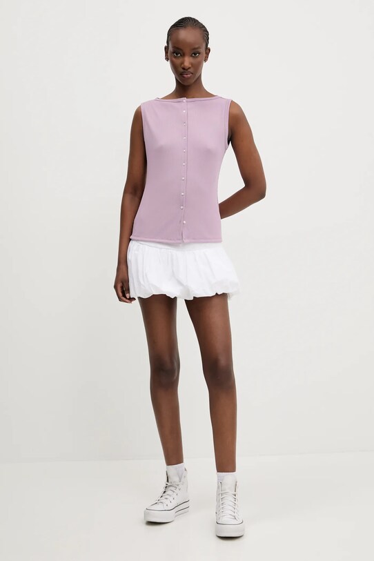 Abercrombie & Fitch bluză KI139.5175.665 violet SS25