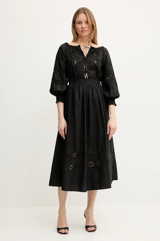 Liu Jo bluzka bawełniana WA5257.T4853 czarny SS25