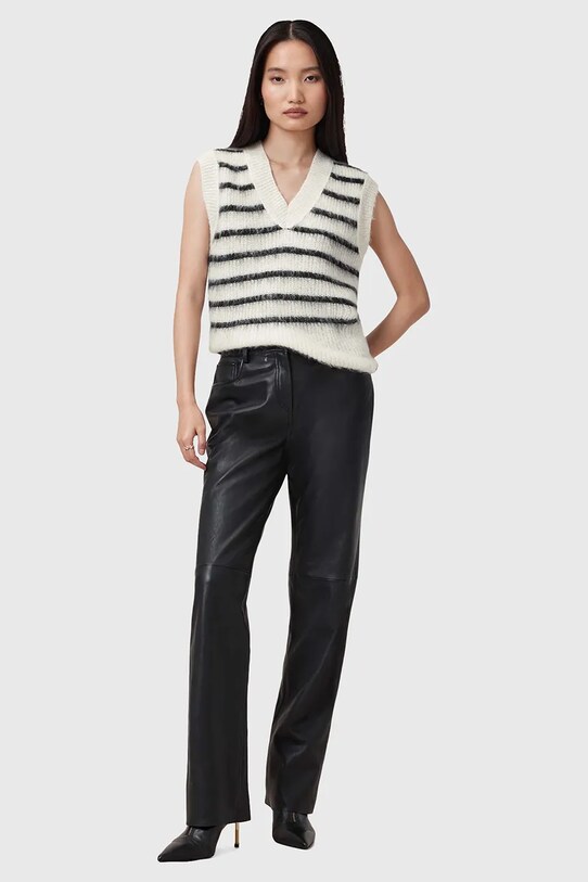 AllSaints vesta de lana RIGA W002KC