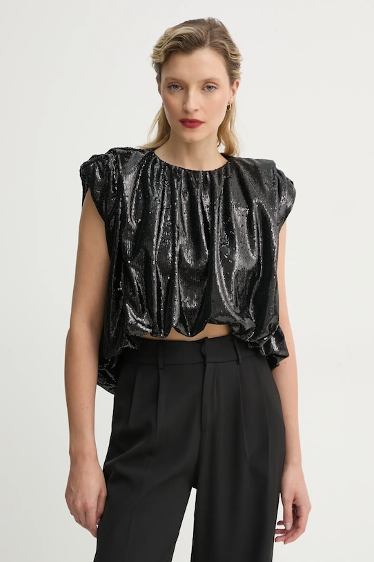 Блузка MMC STUDIO relaxed чёрный BLINK.TOP