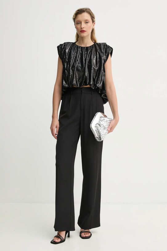MMC STUDIO bluza BLINK.TOP negru SS25